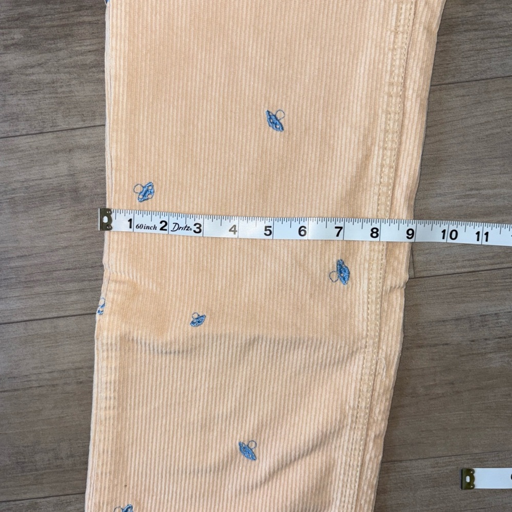 PacSun Light Tan Corduroy Pants with Blue Accents - Picture 9 of 12